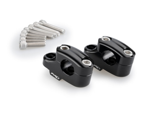 PUIG 25MM BAR RISERS OFFSET 16MM - 21750 - HONDA CB750 HORNET E-CLUTCH