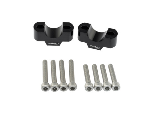 PUIG 20MM HANDLEBAR RISERS FOR 22-32MM BARS - 3740 - TRIUMPH STREET TRIPLE 765 RS