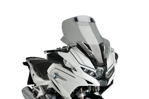 PUIG TOURING SCREEN WITH EXTENDER LIGHT SMOKE - 20775H - BMW R1250RT