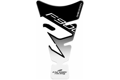 PUIG SPIRIT TANK PAD WITH MODEL LOGO BLACK - 21421N - BMW F900R