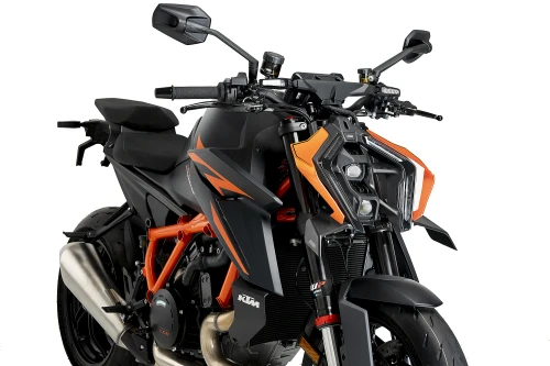 PUIG NAKED FRONTAL SPOILER MATT BLACK - 21909J - KTM 1390 SUPER DUKE R