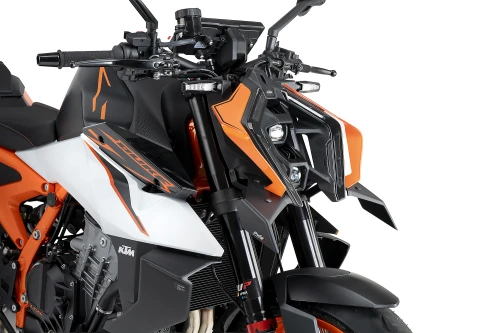 PUIG NAKED DOWNFORCE SPOILERS MATT BLACK - 22178J - KTM 990 DUKE