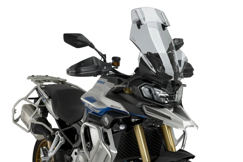 PUIG TOURING SCREEN WITH EXTENDER LIGHT SMOKE - 22318H - VOGE 900DSX