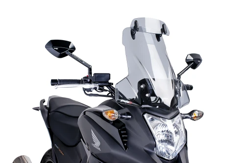 PUIG TOURING SCREEN WITH EXTENDER LIGHT SMOKE - 6002H - HONDA NC750XD