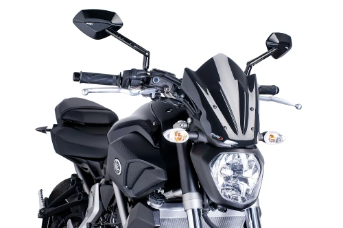 PUIG NEW GENERATION SPORT SCREEN BLACK - 7015N - YAMAHA MT-07 MOTO CAGE