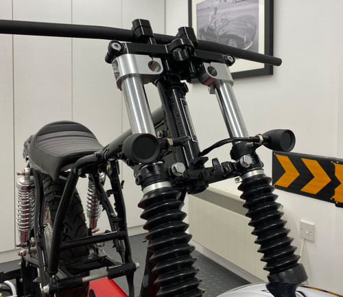 LED Indicators - Black Alloy for Custom Project Cafe Racers, Custom Bikes & Streetfighters