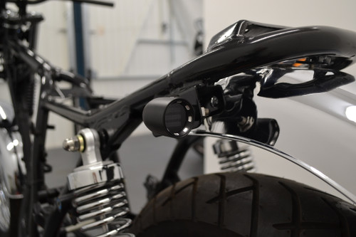 LED Indicators - BLACK with LED Indicators & Contrast Cut Black Bezel Inserts - Bullet Design - Integrated with Driving Lights DRL