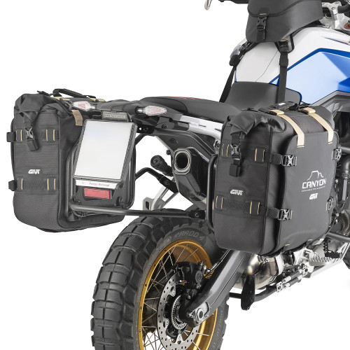 Givi GRT720B Canyon Monokey  2 x 25L soft Panniers with Supports for BMW R1300GS (24>26)