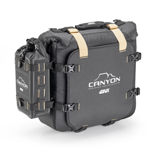 Givi GRT720B Canyon Monokey  2 x 25L soft Panniers with Supports for BMW R1300GS (24>26)