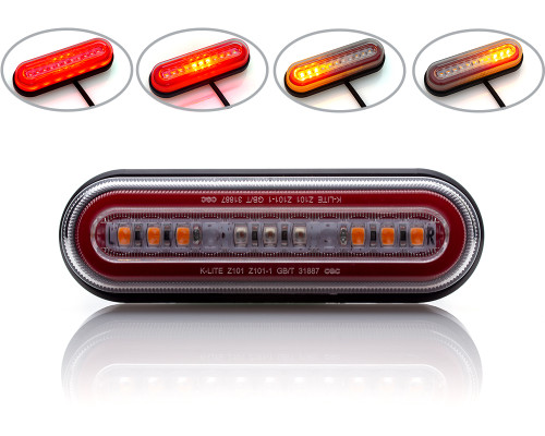 Motorbike Indicators Turn Signals Integrated LED Stop Run Tail Brake Light