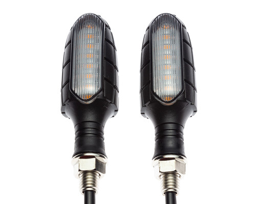 Motorbike Indicators LED Stop Tail Lights Integrated Blinkers Turn Signals