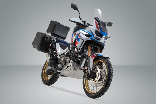 Adventure set TRAX ADV Black. Honda CRF1100L/ Adv Sports (19-). OEM rack.
