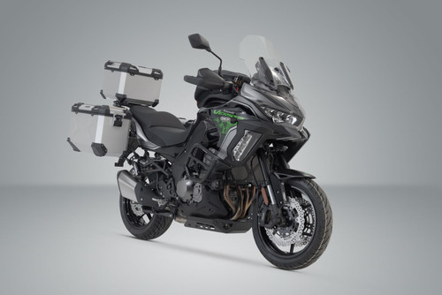Adventure set TRAX ADV Silver. Kawasaki Versys 1000 (18-) / 1100 (24-).