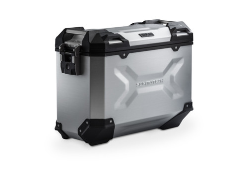 TRAX ADV M Side case. Aluminum. 37 l. Left. Silver. TRAX ADV M Side case. Aluminum. 37 l. Left. Silver.