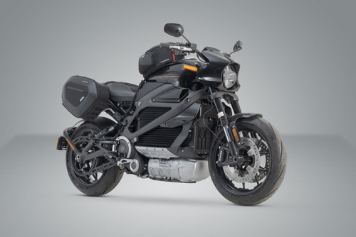 PRO BLAZE H saddlebag set Black. LiveWireONE.