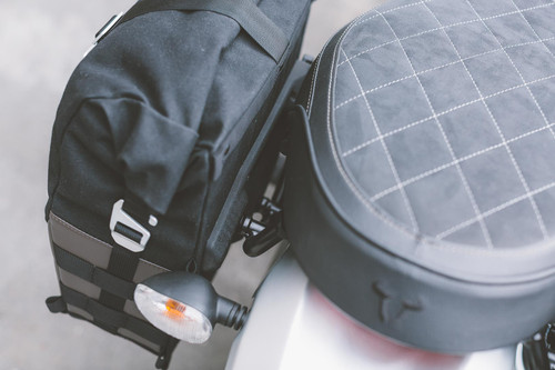 Legend Gear side bag system LC Black Edition Triumph Scrambler (05-16).