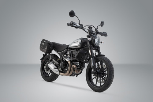 Legend Gear side bag system LC Ducati Scrambler models (18-).