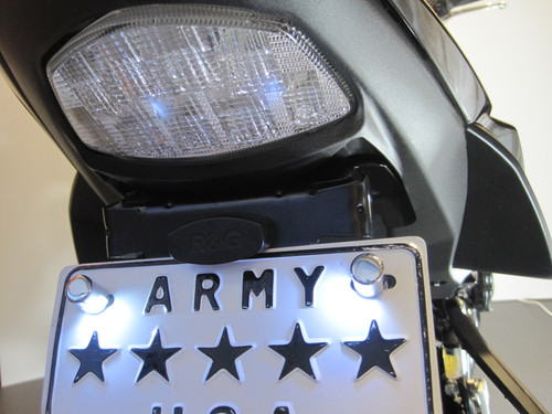 Bolt Lights for Number Plate License Plate - LED - Chrome