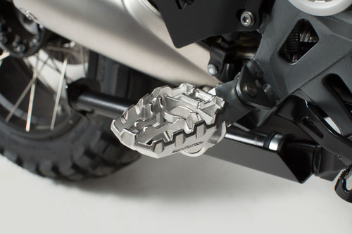 EVO footrests Stainless steel. Adjustable.