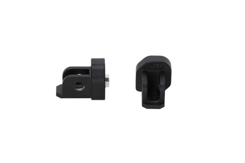 Mounting kit for ION footrest Black. Honda CRF1100L Africa Twin / Adv Sports.