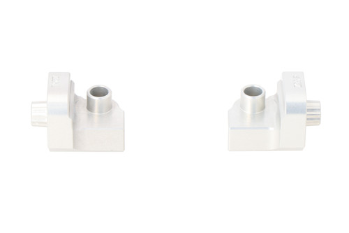 Mounting kit for EVO footrest Silver. Aprilia Tuareg 660 (21-).