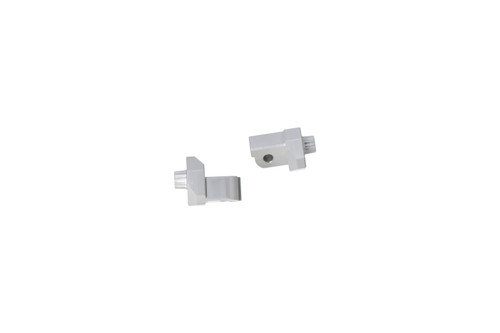 Mounting kit for EVO passenger footrest Silver. Harley-Dav. Pan America, BMW R 1300 GS.