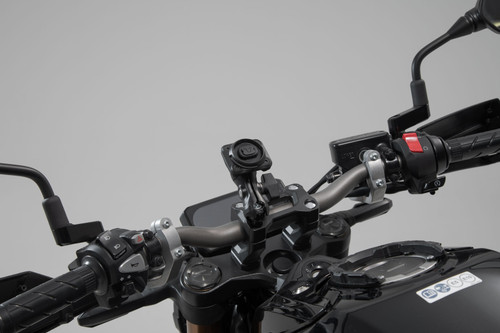 Universal GPS mount kit with Smartphone Drybag Incl. 2" socket arm, for handlebar/mirror thread