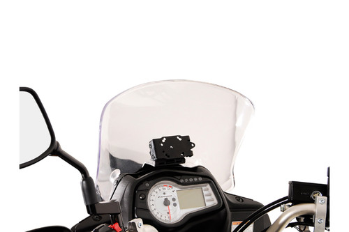 GPS mount for cockpit Black. Suzuki DL 650 V-Strom (11-16).