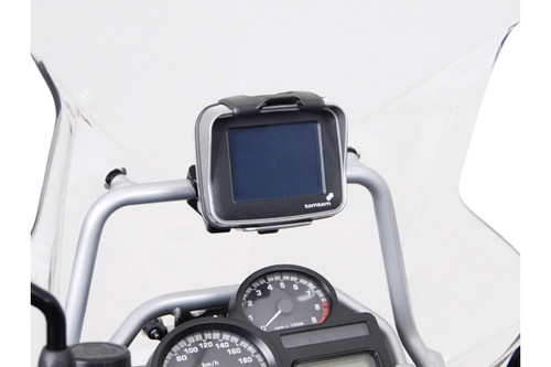 GPS mount for crossbar Ø 17 mm. Shock absorbent. BMW R 1200 GS Adventure (08-).