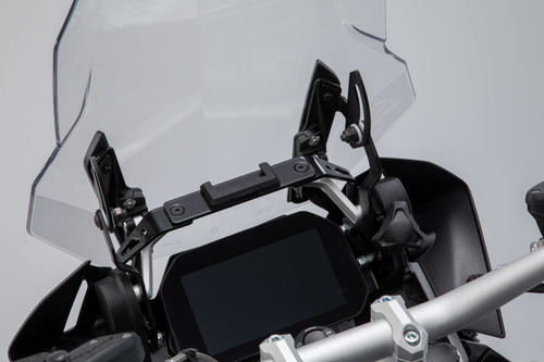 GPS mount for cockpit Black. BMW R 1200 GS (12-18), R 1250 GS (18-).