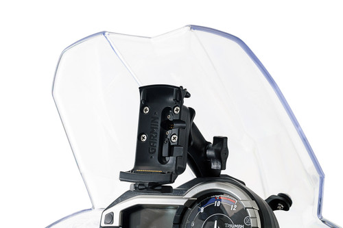 GPS mount for cockpit Black. Triumph Tiger 800/800 XC, XR (10-17).