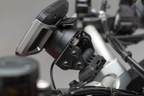 GPS mount for handlebar Black. Ducati Multistrada 1200/ 950/ 1260/ V2.