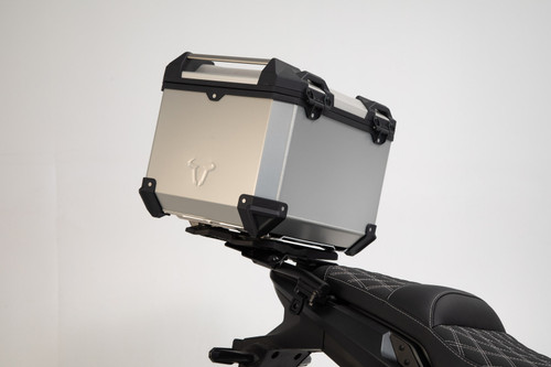 TRAX ADV top case system Silver. Honda CB500X, CB500F, CBR500R, NX500.