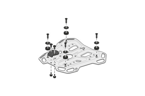 ADVENTURE-RACK Black. Honda CRF1100L / Adv Sports (19-).