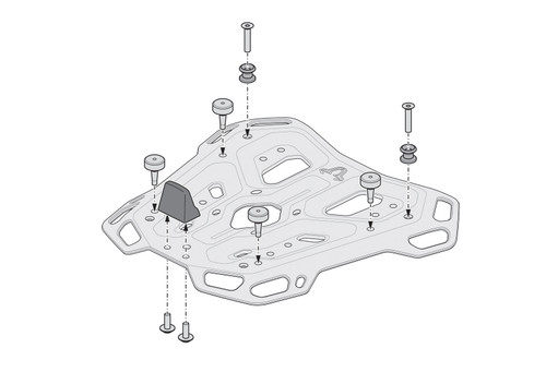 DUSC XL top case system Black. 55 l. Suzuki GSX-S1000GX (23-).
