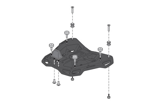 DUSC L top case system Black. 41 l. Yamaha MT-07 (24-).