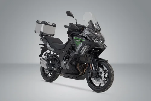 TRAX ADV top case system Silver. Kawasaki Versys 1000 (11-) / 1100 (24-).