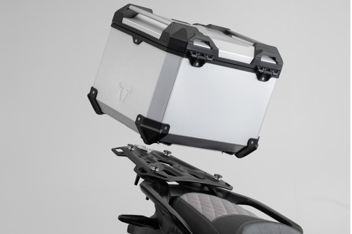 TRAX ADV top case system Silver. Triumph Tiger 1200 models (11-).