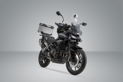 TRAX ADV top case system Silver. Triumph Tiger 900 (19-) / 1200 (22-).