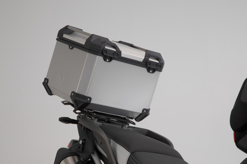 TRAX ADV top case system Silver. Triumph Tiger 900 (19-) / 1200 (22-).