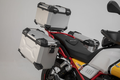ADVENTURE-RACK Black. Moto Guzzi V85 TT (19-23).