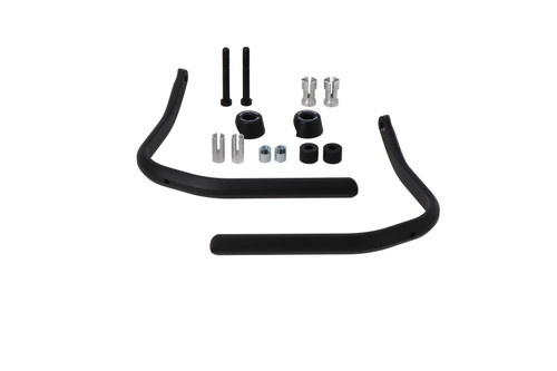 Handguard mounting kit Black. For hollow handlebars. 22mm to 1 inch.