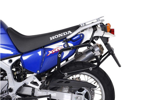 EVO side carriers Black. Honda XRV750 Africa Twin (92-03).