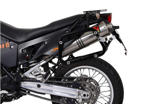 TRAX ADV aluminium case system Silver. 45/45 l. KTM 950 Adv. / 990 Adv. (03-).