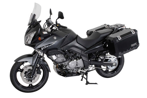 EVO side carriers Black. Suzuki DL 650 V-Strom (04-10). EVO side carriers Black. Suzuki DL 650 V-Strom (04-10).