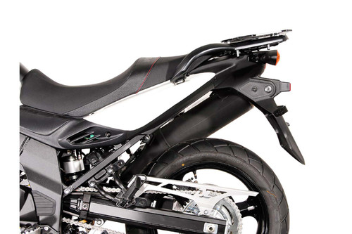 EVO side carriers Black. Suzuki DL 650 (11-16).
