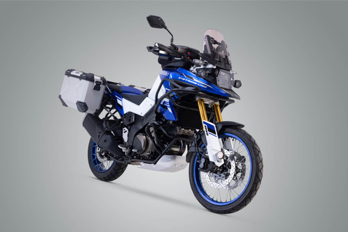 TRAX ADV aluminium case system Silver. 45/37 l. Suzuki V-Strom 1050DE (21-).