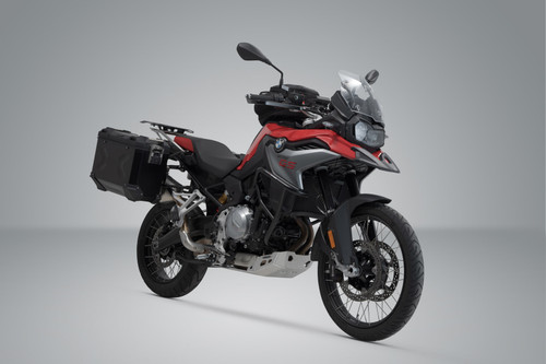TRAX ADV aluminium case system Black. 45/37 l. BMW F 750/800 GS, F 850 GS/Adv.