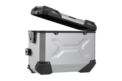 TRAX ADV aluminium case system Silver. 45/37 l. BMW F 750/800 GS, F 850 GS/Adv.