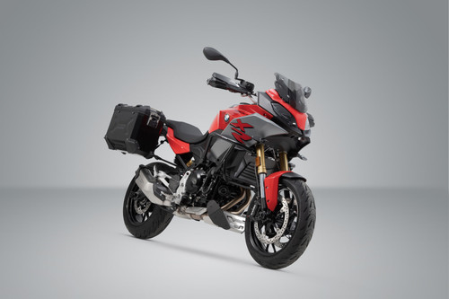 TRAX ADV aluminium case system . Black. 37/37 l. BMW F 900 R / XR (19-24).